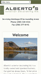 Mobile Screenshot of albertosexteriordecorating.com